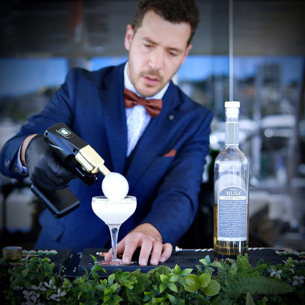 Création de boisson gastronomique inspirée par le vin